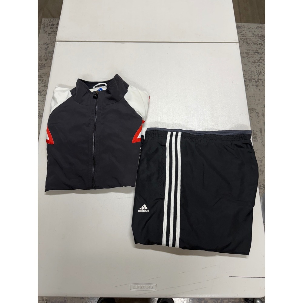 ADIDAS VTG JACKET & SWEATPANTS MENS BUNDLE LOT OF TWO.